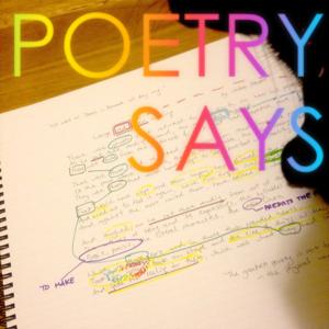 Poetry Says by Alice Allan