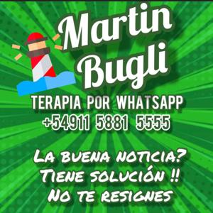 Martin Bugli - Terapia Por Whatsapp +5491158815555 - Coaching Psicología Bienestar Autoayuda