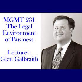 Glen Galbraith's Business Law Lectures