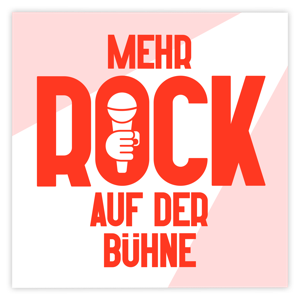 Mehr Rock auf der Bühne