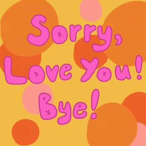 Sorry, Love You, Bye!