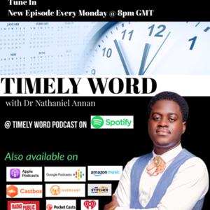 Dr Nathaniel Annan (Timely Word)