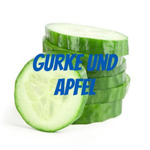 Gurke und Apfel