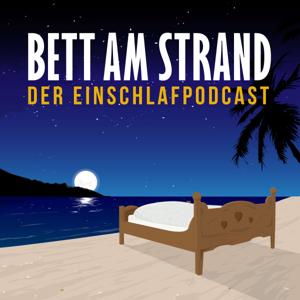 Bett am Strand - Einschlafen zu Reisegeschichten