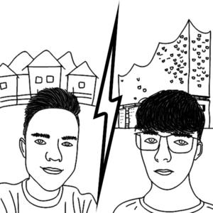 Dorfbutze und Stadtkind