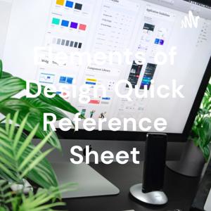 Elements of Design Quick Reference Sheet