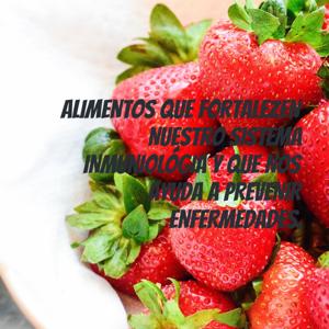 ALIMENTOS QUE FORTALEZEN NUESTRO SISTEMA INMUNIOLÓGICO Y QUE NOS AYUDA A PREVENIR ENFERMEDADES.