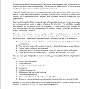 Prevención De Adicciones