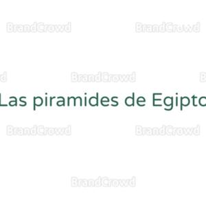 Las Piramides de Egipto