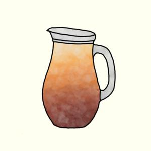 Pitcher of Peach Tea