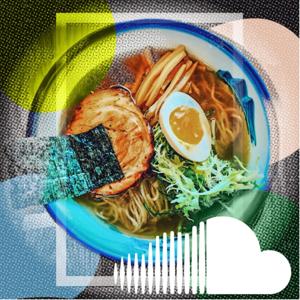 いま、麺を食べています