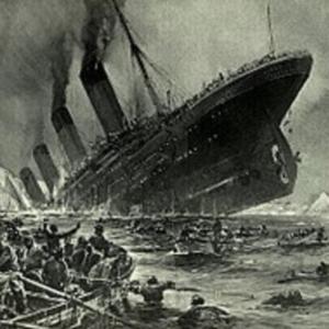 The sinking of the Titanic by Lindsay Snider