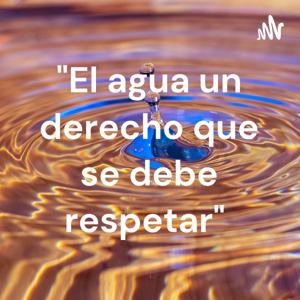 "El agua un derecho que se debe respetar"