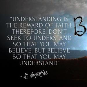 Faith Seeking Understanding