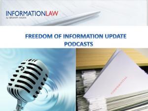 Freedom of Information Law Update