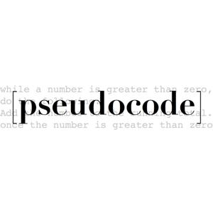 pseudocode