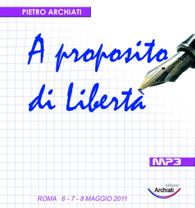 A PROPOSITO DI LIBERTÀ