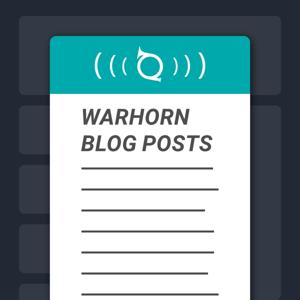 Warhorn Blog Posts