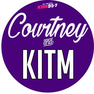 Courtney and KISS in the morning