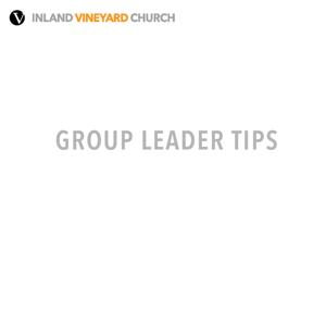 Group Leader Tips