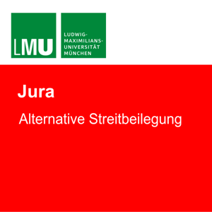 Alternative Streitbeilegung