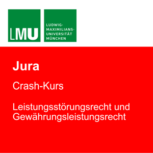 LMU Crash-Kurs Leistungsstörungsrecht und Gewährleistungsrecht by Professor Dr. Stephan Lorenz
