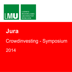 LMU Crowdinvesting-Symposium 2014