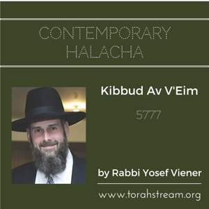 Kibbud Av V'Eim: timely questions, timeless applications, 5777