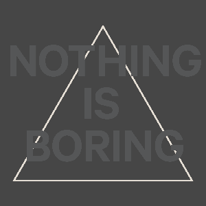 NOTHING IS BORING