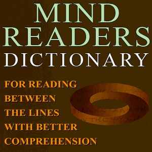 MIND READERS DICTIONARY : Mind Readers Dictionary