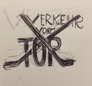 Verkehr vorm Tor