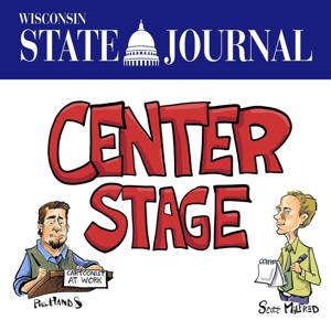 Center Stage, with Milfred and Hands by Wisconsin State Journal