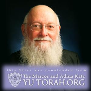 YUTORAH: R' Dr. J. David Bleich -- Recent Shiurim