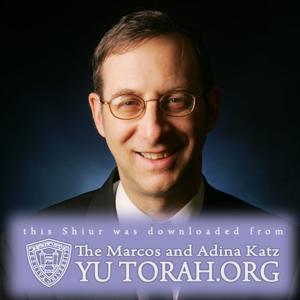 YUTORAH: R' Michael Rosensweig -- Recent Shiurim