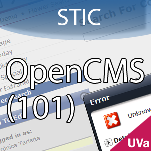 OpenCMS 8.5 (101) by STIC - UVa