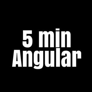 Пятиминутка Angular