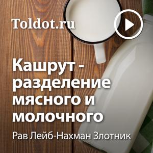 Рав Лейб-Нахман Злотник  — Кашрут — разделение мясного и молочного