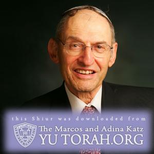 YUTORAH: R' Dr. Aaron Rakeffet-Rothkoff -- Recent Shiurim