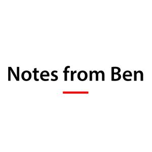 Notes from Ben