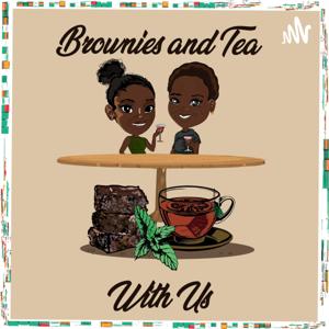 Brownies and tea with Nyake and Tlotlo