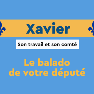 Xavier, son travail et son comté