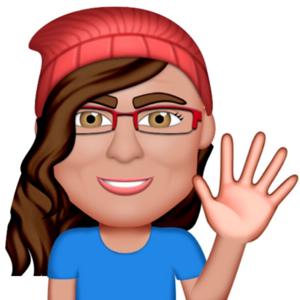 The girl with the bad audio.