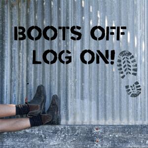 Boots Off Log On!™ by Agrimaster