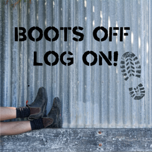 Boots Off Log On!™ by Agrimaster