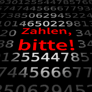 Zahlen, bitte!