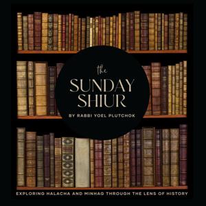 The Sunday Shiur By Rabbi Yoel Plutchok by R Yoel Pluchok