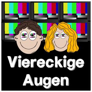 Viereckige Augen