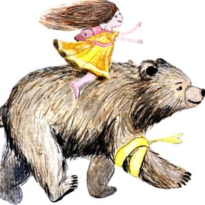 "The Day Mr. Bear and Elsa First Met" story for kids 4-5 yrs+ and English learners