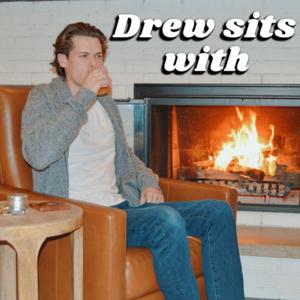 Drew sits with