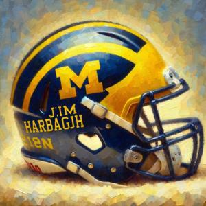 Jim Harbaugh by Quiet. Please